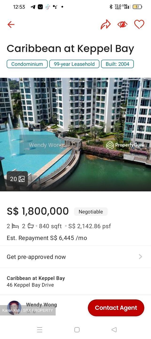 Caribbean At Keppel Bay (D4), Condominium #437549821